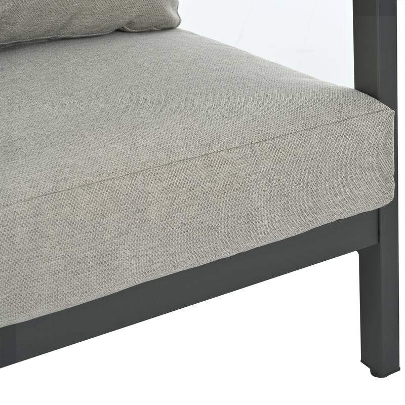 High-Quality Outdoor Seating Set with Thick Cushions