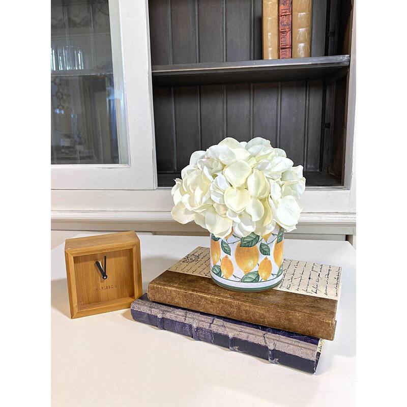 Hydrangea Arrangement in a Glass Vase