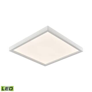 Elk Home Ceiling Essentials White Metal 1 Light Flush Mount