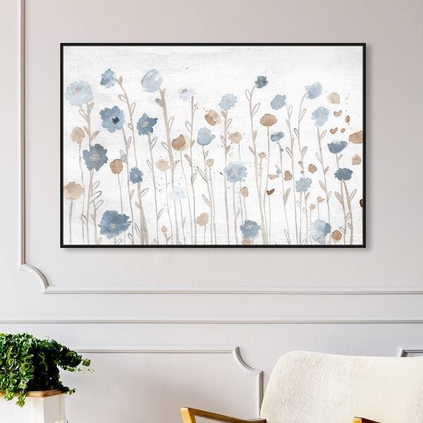 Light Blue Wall Decor - Oversized Printable Blue Wave Watercolor Print