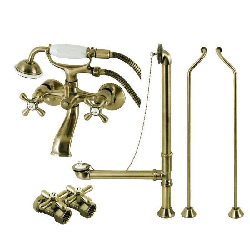 Kingston Brass Vintage Wall Mounted Clawfoot Tub Filler � Includes