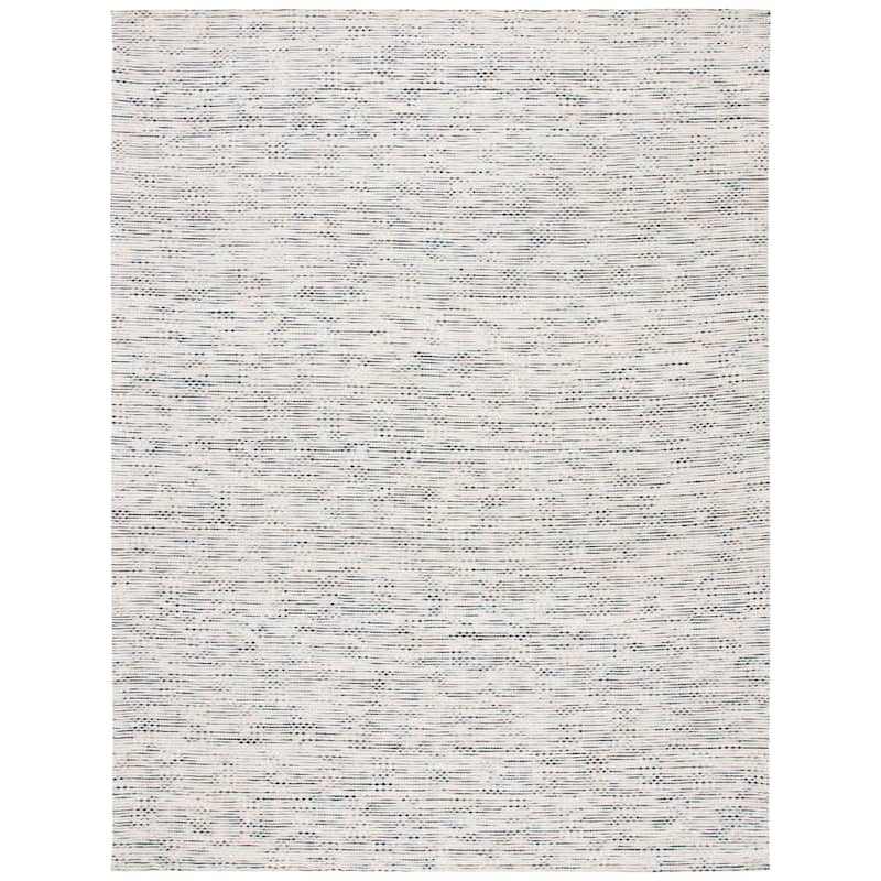 SAFAVIEH Handmade Marbella Miloslava Wool Rug - 3' x 5' - Denim/Beige