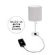 preview thumbnail 84 of 99, Porch & Den Custer Metal/ Fabric Lamp with Charging Outlet