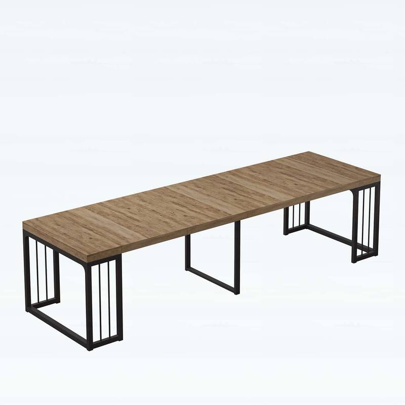 Space-Saving Wood Dining Table for Kitchen/Dining Room/Living Room
