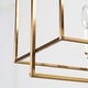 preview thumbnail 11 of 13, Dilley Modern 8-Light Gold Chandelier Island Lights for Dining Room - 31.9" L x 10.4" W x 16.7" H