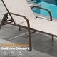 preview thumbnail 15 of 49, VredHom Outdoor Patio Adjustable Chaise Lounges Chairs with Arms (Set of 2/4 )
