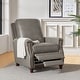 preview thumbnail 55 of 67, HULALA HOME Cigar Mid-century Modern Genuine Leather Recliner with Solid Wood Legs and Nailhead Trim