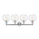 preview thumbnail 17 of 28, Innovations Lighting Athens Water Glass - 4 Light 35" Bath Vanity Light.