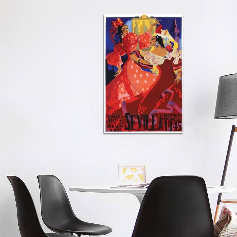 iCanvas "Sevilla, 1945" by Vintage Apple Collection Canvas Print - 40x26x1.5