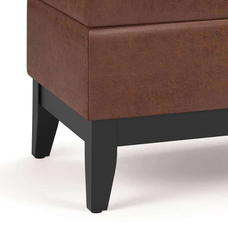 Storage Ottoman Bench with Tray