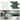 Art3d 10 Pieces Self-adhesive Thickened Backsplash Subway Tiles Green or White - 10.6inch x 12.6inch