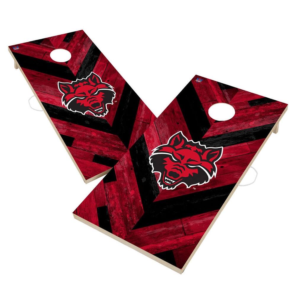 Arkansas State Red Wolves Premium 2x4 Cornhole Boards - V1