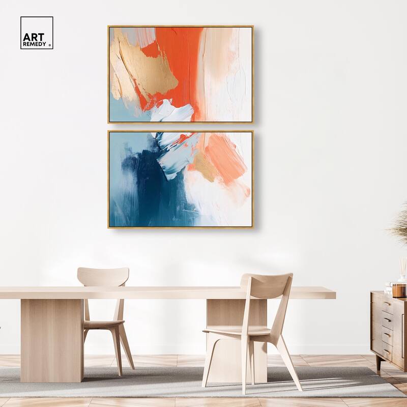 Orange Infusion II Canvas Set of 2 by Art Remedy