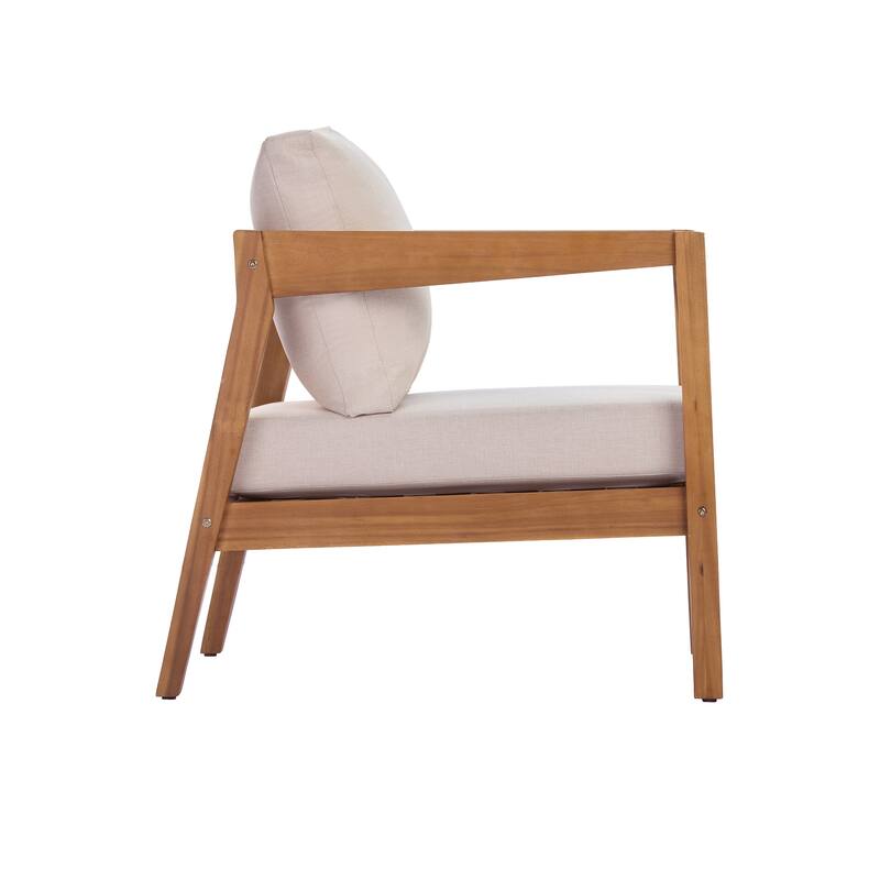 Christopher Knight Home Thalia Acacia Wood Outdoor Lounge Chair