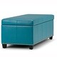preview thumbnail 61 of 136, WYNDENHALL Stanford Upholstered Storage Ottoman