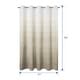 preview thumbnail 8 of 16, No Hook Ombre Waffle Shower Curtain with Snap-in Liner