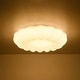 preview thumbnail 10 of 14, Blooming Peony Dimmable LED Flush-mount Nursery Ceiling Light - 18.9 in