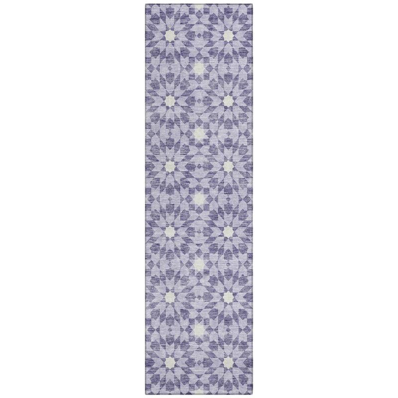 Machine Washable Indoor/ Outdoor Chantille Morrocan Boho Rug