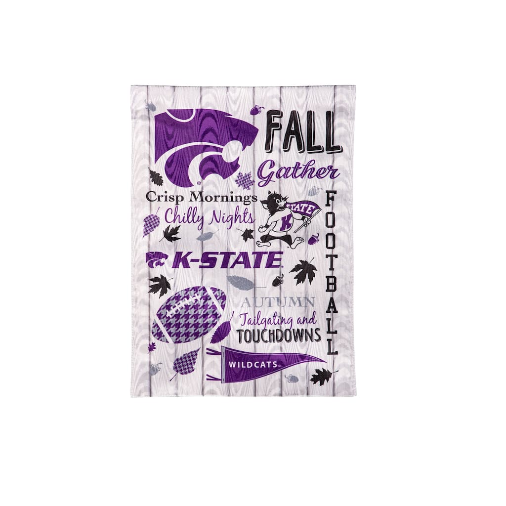 Kansas State University, Moire Flag, Garden, Fall Seasonal