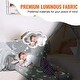 preview thumbnail 4 of 7, Grey Fleece Glow Foldable Kids Sofa Chair with 25D Foam and Blanket - 24.01“L x 16.93” W x 15.75” H
