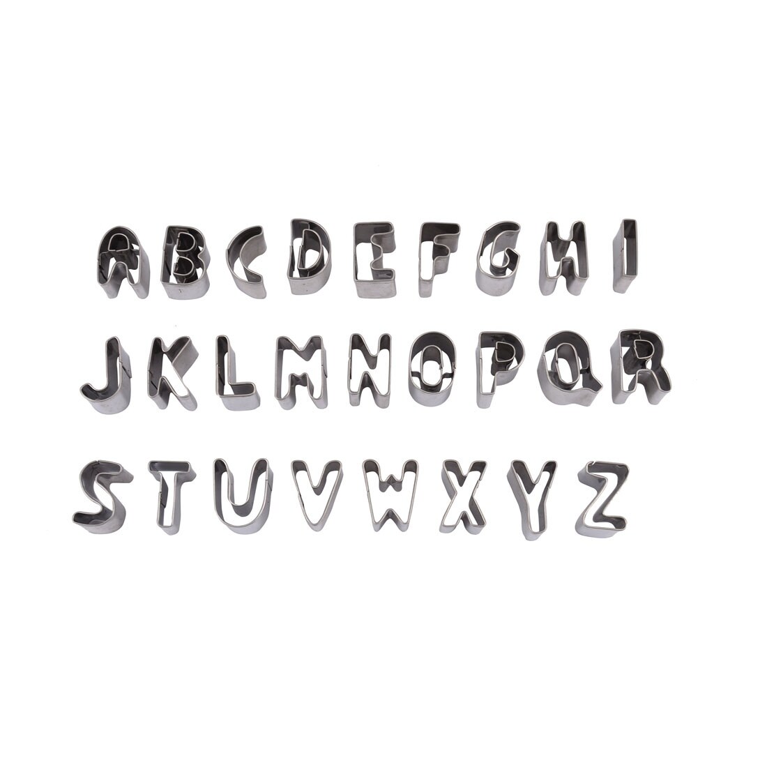 Shop Unique Bargains Bakery Cookies Biscuit Diy Craft Letter Design Mould Mold Cutter Set 26 In 1 Overstock 18389555