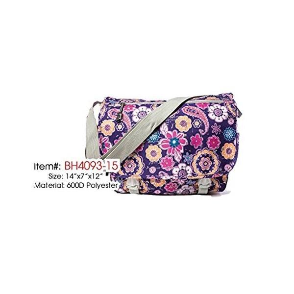 Shop Bon Voyage New York Canvas Messenger Crossbody Bag Shoulder