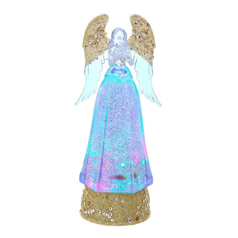 Kurt Adler 10.24-Inch Battery-Operated LED Lighted Angel Lantern