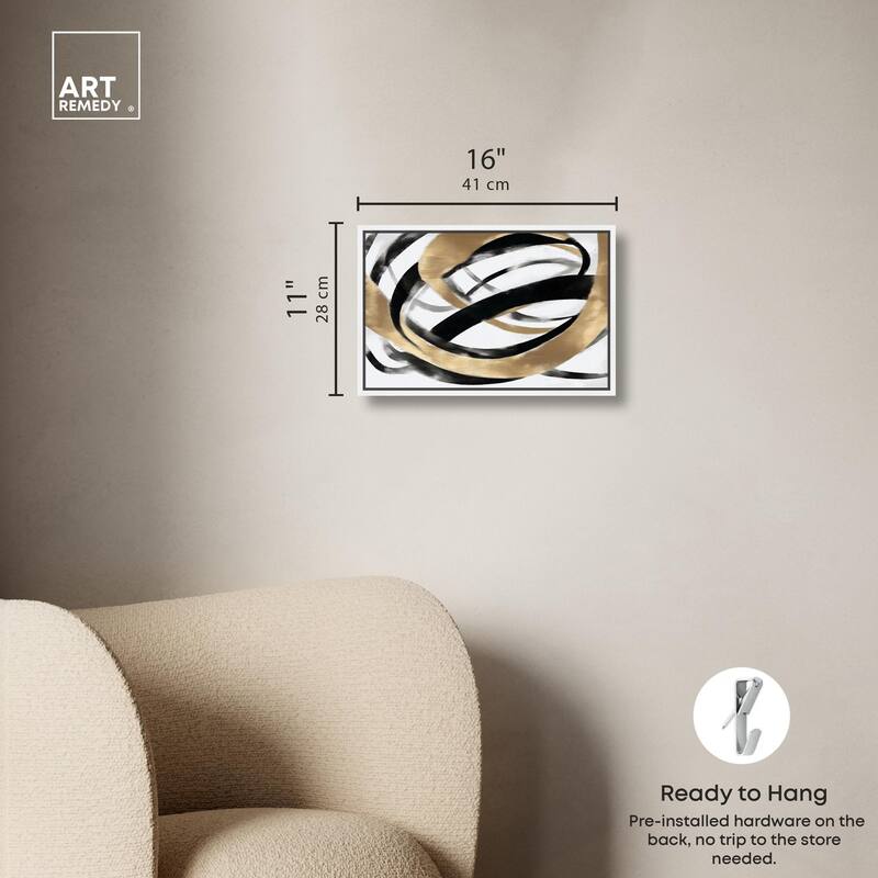 Loops of Luxury I Canvas by Art Remedy