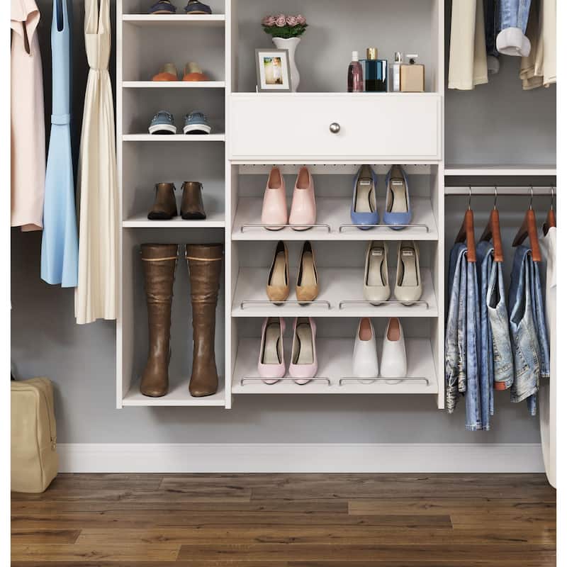 Easy Track 9 Ft. W. Premium Laminate Closet Kit