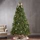 9-ft Mixed Spruce Pre-Lit String Light or Unlit Artificial Christmas Tree by Christopher Knight Home - Multi-Colored