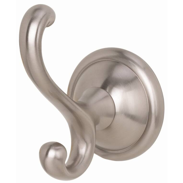 Alno Yale Double Robe Hook - Satin Nickel