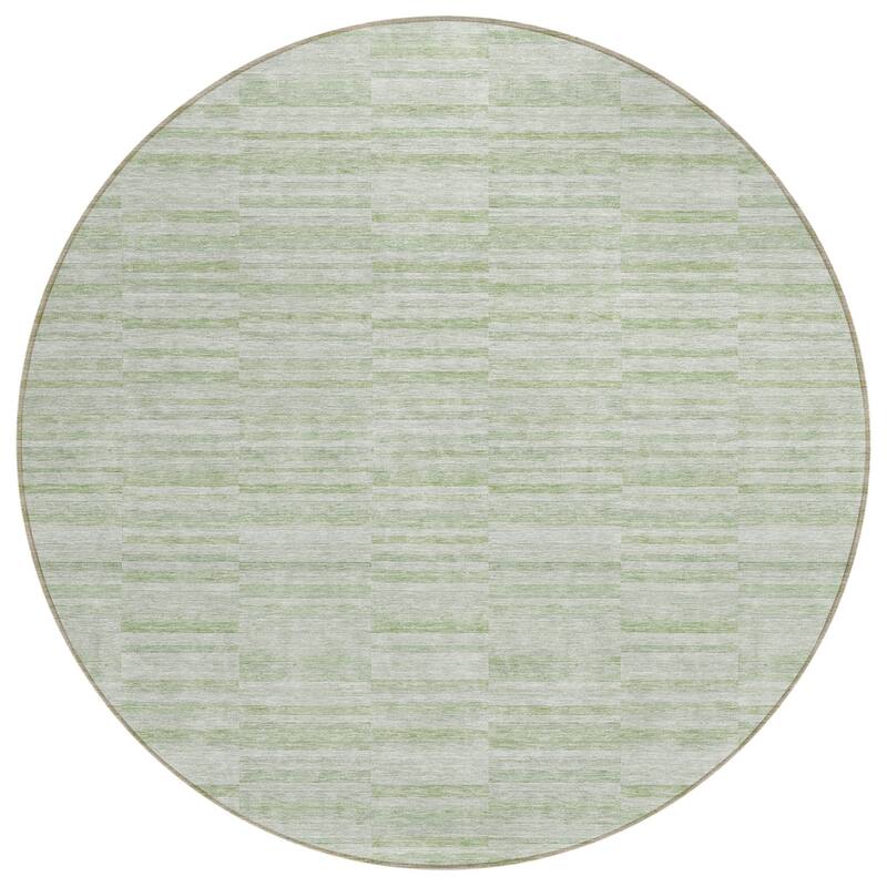 HomeRoots Striped Transitional Rectangle Outdoor Rug
