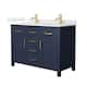 Option Dark Blue / Giotto Quartz Top / Brushed Gold