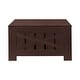 preview thumbnail 10 of 14, 31.5 in. Square Wood Coffee Table