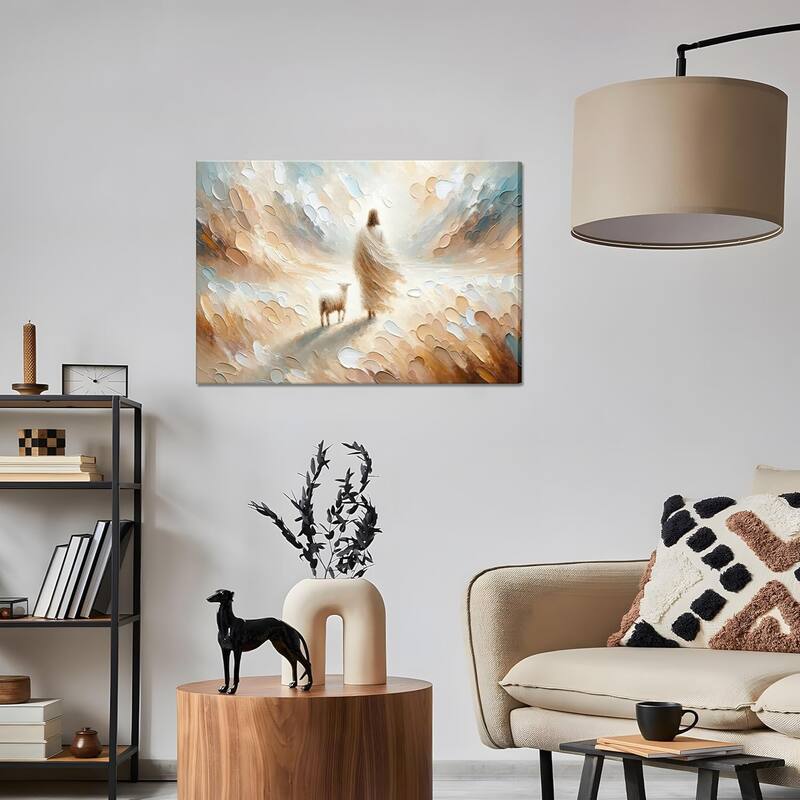 Christian Jesus Lamb Wall Decor Painting