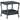 Garden Table Dark Gray 17.7"x17.7"x18.3" Poly Rattan