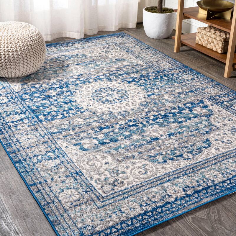JONATHAN Y Denia Ornate Bohemian Medallion Area Rug
