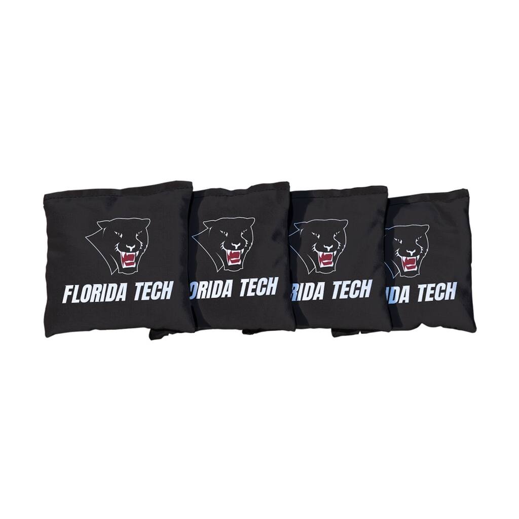 Florida Tech FIT Panthers Black Cornhole Bags