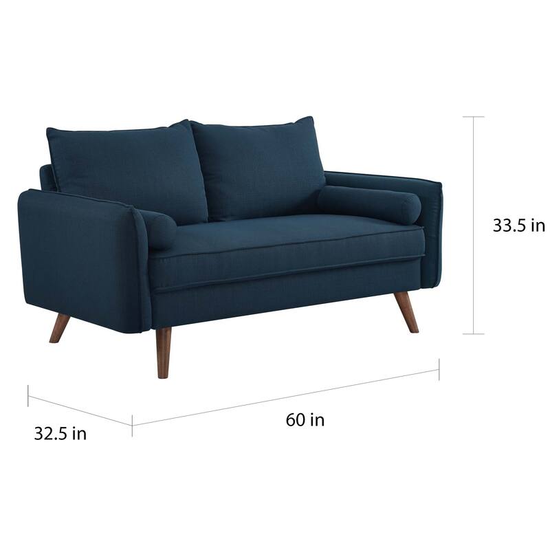 Carson Carrington Hedeby Upholstered Fabric Loveseat