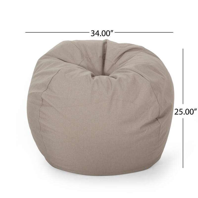 Chisholm Modern 3 Foot Bean Bag by Christopher Knight Home
