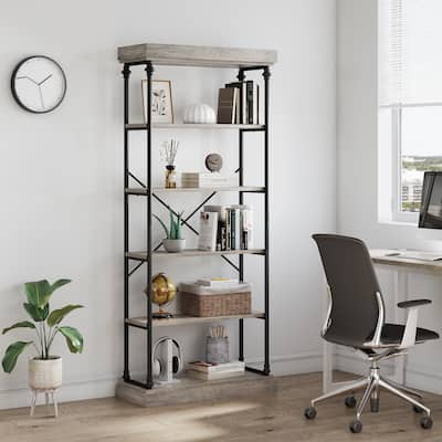6 Tier Book Rack Storage Bookshelf