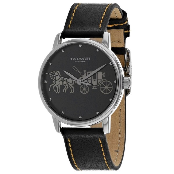 Black coach watch women's Clearance