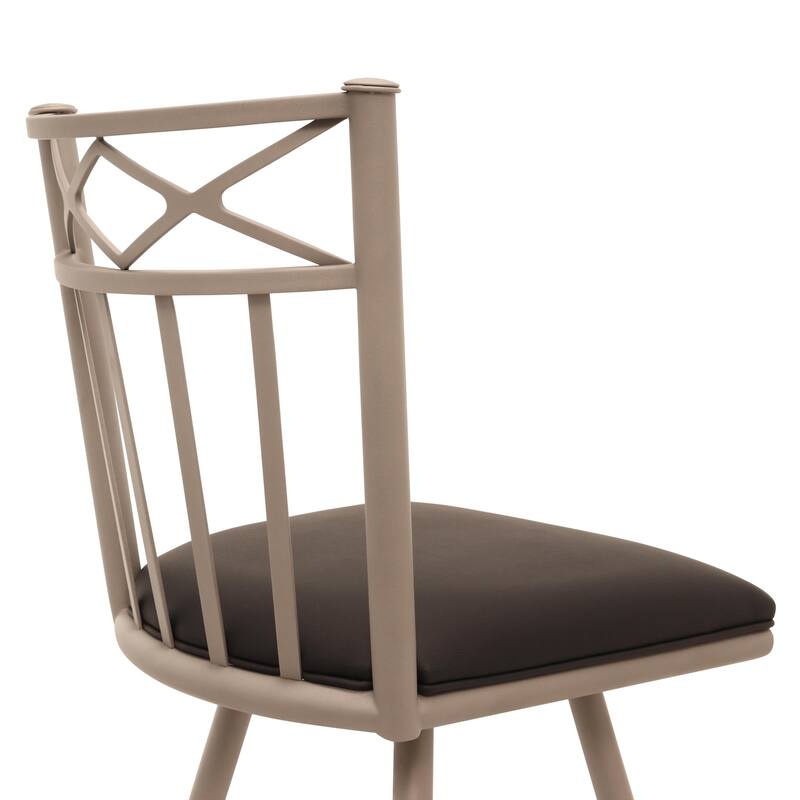 Tempo Furniture Lennix Swivel 26" Counterstool w/ Fully Welded Metal Frame (Commercial Grade) by Furnish Theory (Various Colors)