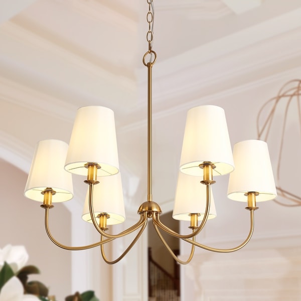 6 arm chandelier with shades discount