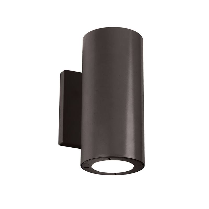 Vessel 6in LED Indoor or Outdoor Up or Down Wall Light 2700K - Bronze-2700K - 8-inch