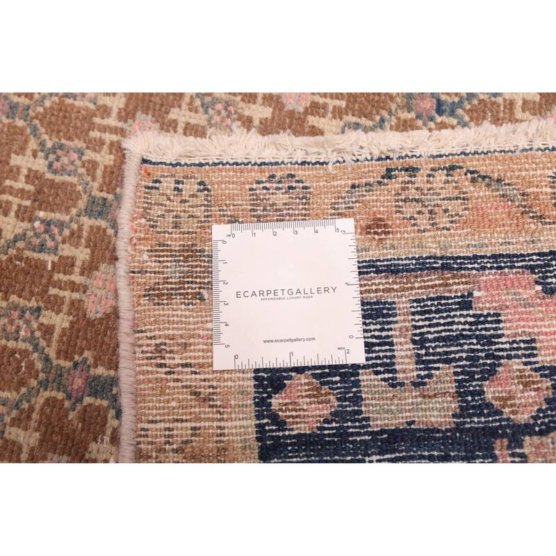 ECARPETGALLERY Hand-knotted Antalya Vintage Brown Wool Rug - 4'6 x 7'4