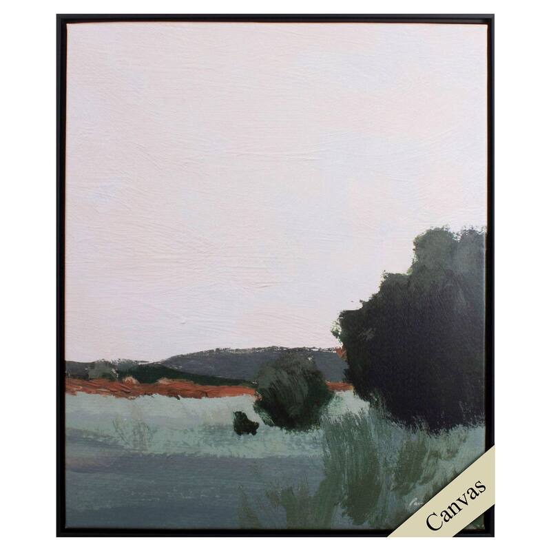 Desert Green II - Giclee on Canvas - 35 X 29 X 3 - Plastic - Black