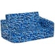preview thumbnail 9 of 10, Delta Children Cozee Flip-Out Sofa - 2-in-1 Convertible Sofa to Lounger for Kids Blue Camo