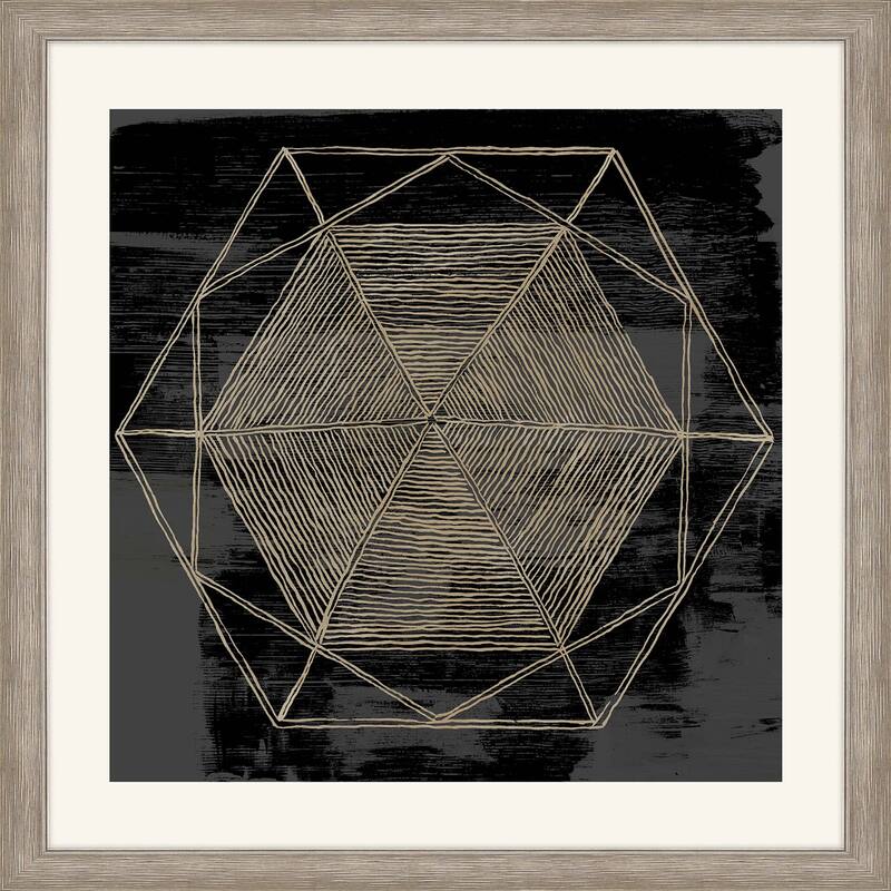Woven Dreams II Framed Art Giclee Under Glass - Black - 40 X 40 X 2