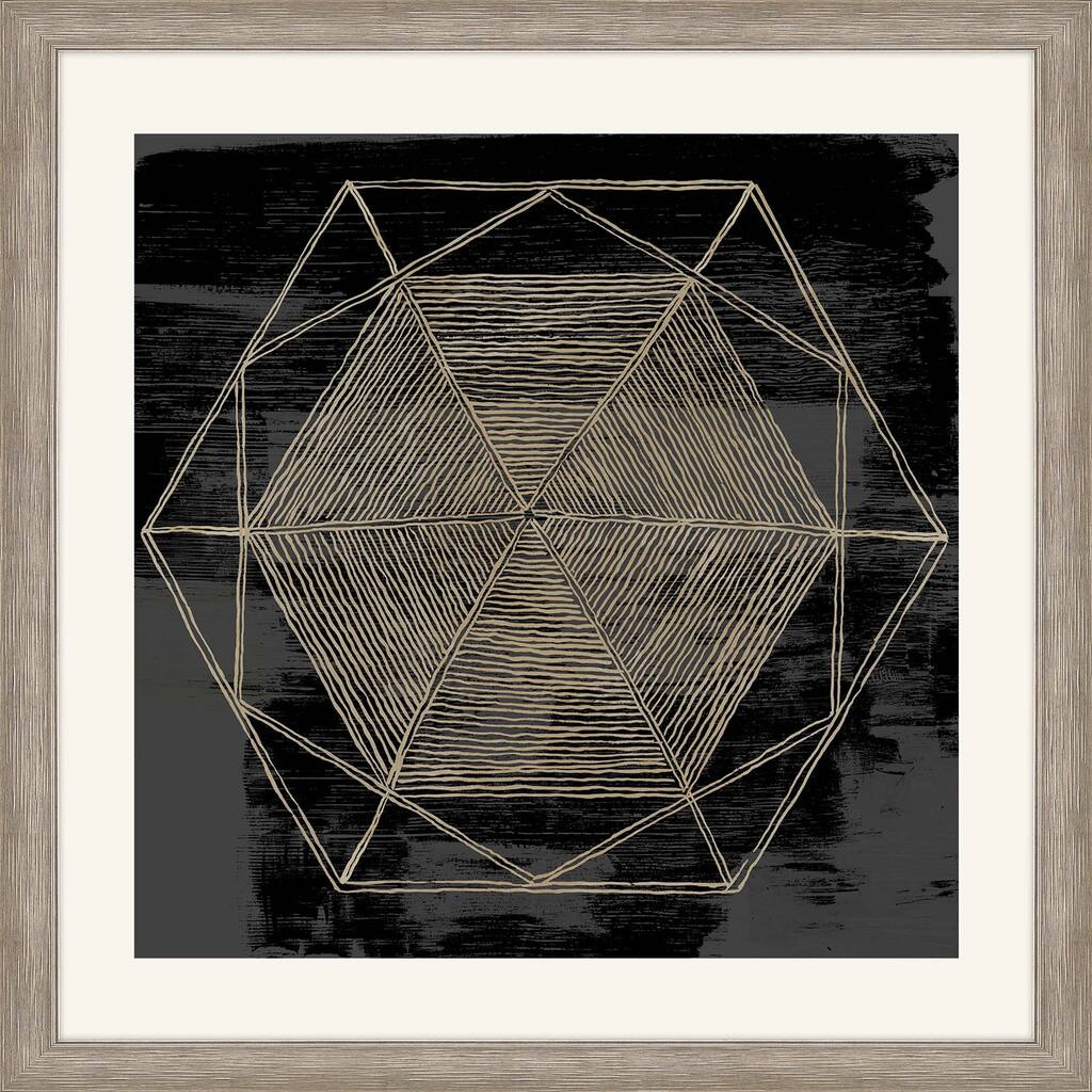 Woven Dreams II Framed Art Giclee Under Glass - Black